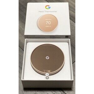 Google Nest Smart Thermostat Sand GA02082-US Energy Saving Easy Install With App